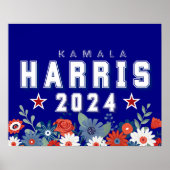 Harris-Wahl 2024 Poster (Vorne)