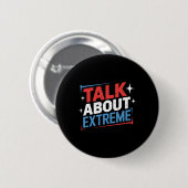 Harris Wahlkampagne über Extrem Button (Vorne & Hinten)