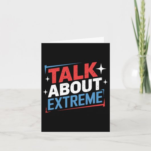 Harris Wahlkampagne über Extrem Karte (Vorderseite)