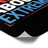 Harris Wahlkampagne über Extrem Poster (Ecke)