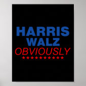 Harris Waltz 2024 Balz zum Walz Poster (Vorne)