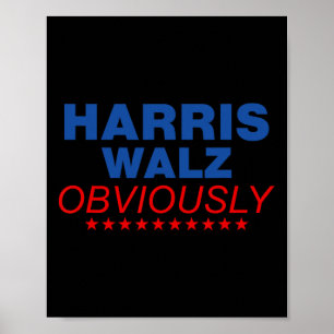 Harris Waltz 2024 Balz zum Walz Poster