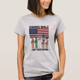 Harris Waltz 2024 Einheit statt Spaltung T-Shirt