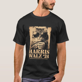 Harris Waltz 2024 Election Cat Lady Kamala Harris T-Shirt