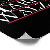 Harris Waltz 2024 Funny Cat Lady Kamala Harris Tim Poster (Ecke)