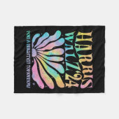 Harris Waltz 2024 für eine bessere Morgen-Gefärbte Fleecedecke (Vorderseite (Horizontal))