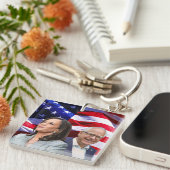 Harris Waltz 2024 - Kamala Harris Tim Waltz Schlüsselanhänger (Vorderseite rechts)