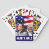 Harris Waltz 2024 - Kamala Harris Tim Waltz Spielkarten (Rückseite)