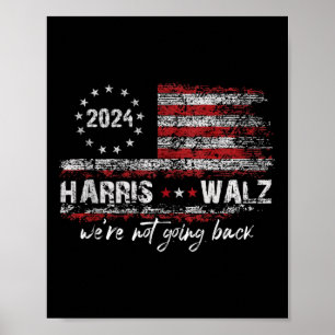 Harris Waltz 2024 Kamala Wahl 2024 Wir sind nicht  Poster