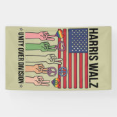 Harris Waltz 2024 Unity over Division Banner (Horizontal)