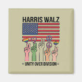 Harris Waltz 2024 Unity over Division Magnet (Vorne)