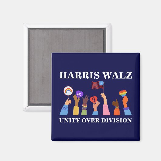 Harris Waltz 2024 Unity over Division Magnet (Vorderseite/Rückseite)