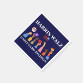 Harris Waltz 2024 Unity over Division Serviette (Ecke)