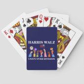 Harris Waltz 2024 Unity over Division Spielkarten (Rückseite)