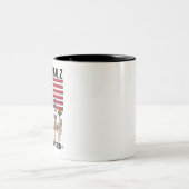 Harris Waltz 2024 Unity over Division Zweifarbige Tasse (Mittel)