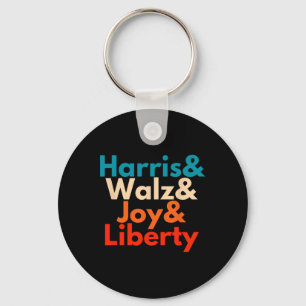 Harris Waltz 2024 Vintag Retro Tim Wheimer Kamala Schlüsselanhänger