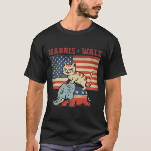 Harris Waltz 2024 Vizepräsident Präsidentenwahl Lu T-Shirt