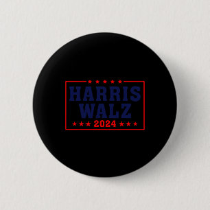 Harris Waltz 2024 Wahl 1st Female 47th Preside Button