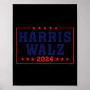 Harris Waltz 2024 Wahl 1st Female 47th Preside Poster