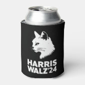 Harris Waltz 2024 Wahl Funny Cat Kamala Tim Dosenkühler (Kanne Vorderseite)