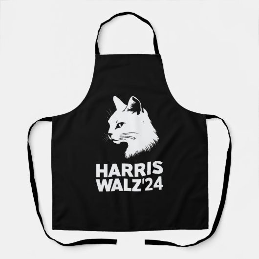 Harris Waltz 2024 Wahl Funny Cat Kamala Tim Schürze (Vorderseite)