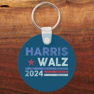Harris Waltz 2024 Wahl Kamala Harris Navy Blue Schlüsselanhänger