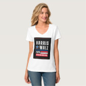 Harris Waltz 2024 Wahl Kamala Harris T-Shirt (Vorderseite Vollansicht)
