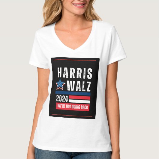 Harris Waltz 2024 Wahl Kamala Harris T-Shirt (Vorderseite)