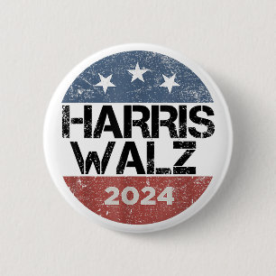 Harris Waltz 2024 Wahl Kamala Harris Tim Waltz Button