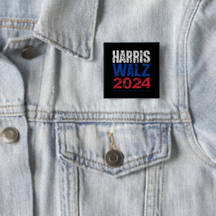 Harris Waltz 2024 Wahl Kamala Harris Tim Waltz Button