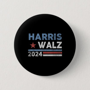 Harris Waltz 2024 Wahl Kamala Harris Tim Waltz Button