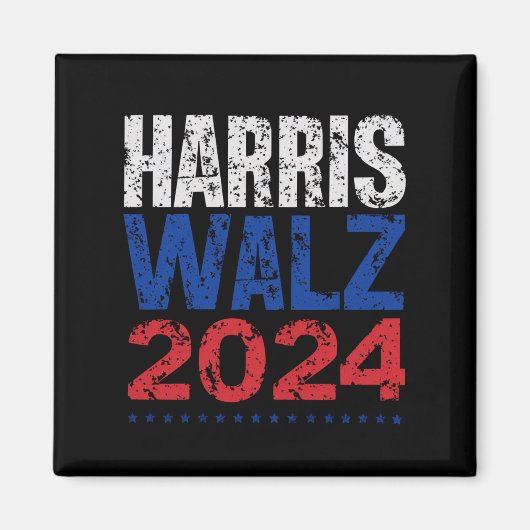 Harris Waltz 2024 Wahl Kamala Harris Tim Waltz Magnet (Vorne)