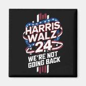 Harris Waltz 2024 Wahl Kamala Harris Tim Waltz Magnet (Vorne)