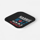 Harris Waltz 2024 Wahl Kamala Harris Tim Waltz Pappteller (Gewinkelt)