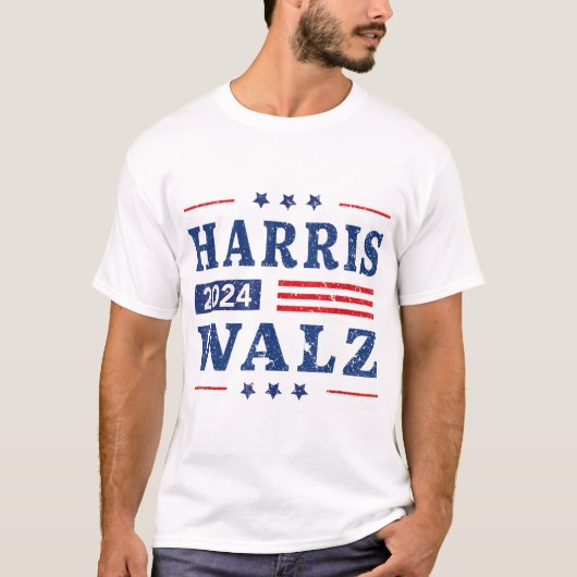 Harris Waltz 2024 Wahl Kamala Harris Tim Waltz T-Shirt (Vorderseite)