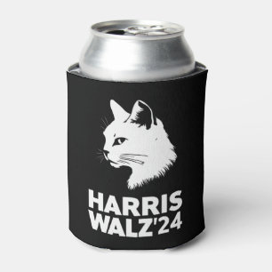Harris Waltz 2024 Wahl Lustige Katze Kamala Tim  Dosenkühler