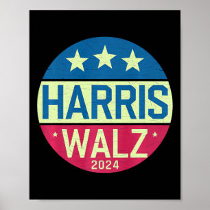 Harris Waltz 2024 Wheimer Vintag Kamala Harris Ti Poster
