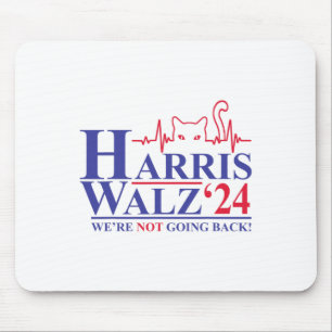 Harris Waltz 2024 Wir gehen nicht zurück Funny Cat Mousepad