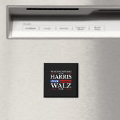 Harris Waltz 2024 Wir gehen nicht zurück Kamala Ha Magnet (In Situ (Geschirrspüler))