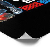 Harris Waltz 2024 Wir gehen nicht zurück Kamala Ha Poster (Ecke)