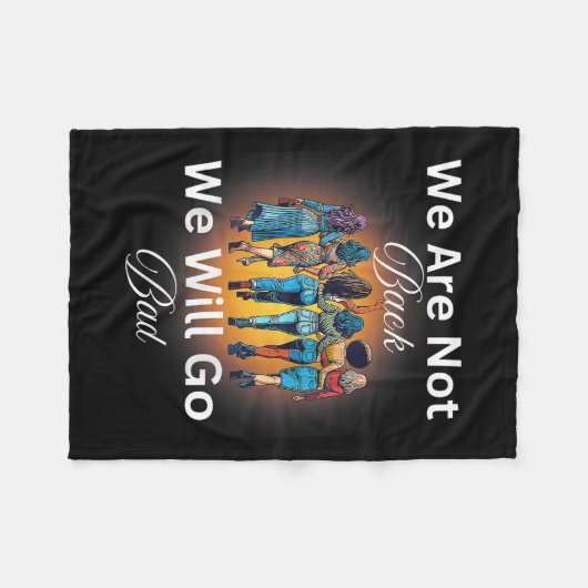 Harris Waltz 24 Frau Präsidentin Wir werden nicht Fleecedecke (Vorderseite (Horizontal))