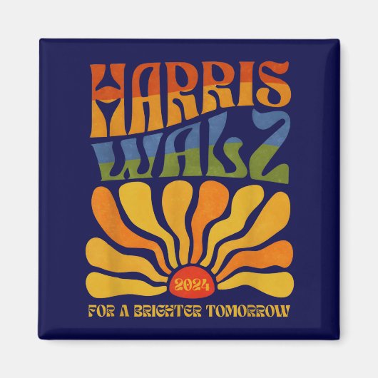 Harris Waltz Brighter Tomorrow Boho Ästhetik Magnet (Vorne)