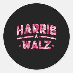 Harris Waltz Camouflage Military für Harris Vetera Runder Aufkleber