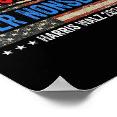 Harris Waltz-Demokrat P Poster (Ecke)