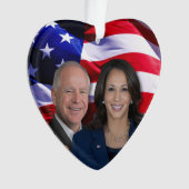 Harris Waltz Foto 2024 - Kamala Harris Tim Waltz Ornament (Vorderseite)