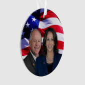 Harris Waltz Foto 2024 - Kamala Harris Tim Waltz Ornament (Vorderseite)