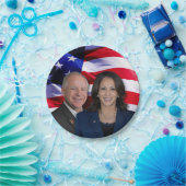 Harris Waltz Foto 2024 - Kamala Harris Tim Waltz Pappteller (Party)
