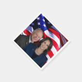 Harris Waltz Foto 2024 - Kamala Harris Tim Waltz Serviette (Ecke)