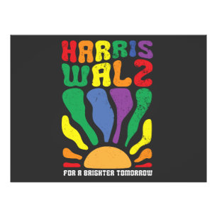 Harris Waltz für ein Brighter Tomorrow Kamala LGBT Fotodruck