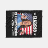 Harris Waltz für eine bessere Zukunft Fleecedecke (Vorderseite (Horizontal))